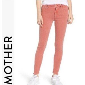 Mother The High Waisted Looker Crop Jean In Pop Women’s Size 25